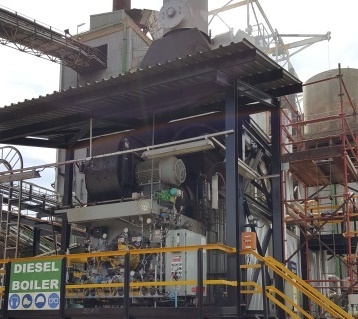 AEL, Johannesburg SA Diesel Boiler Startup